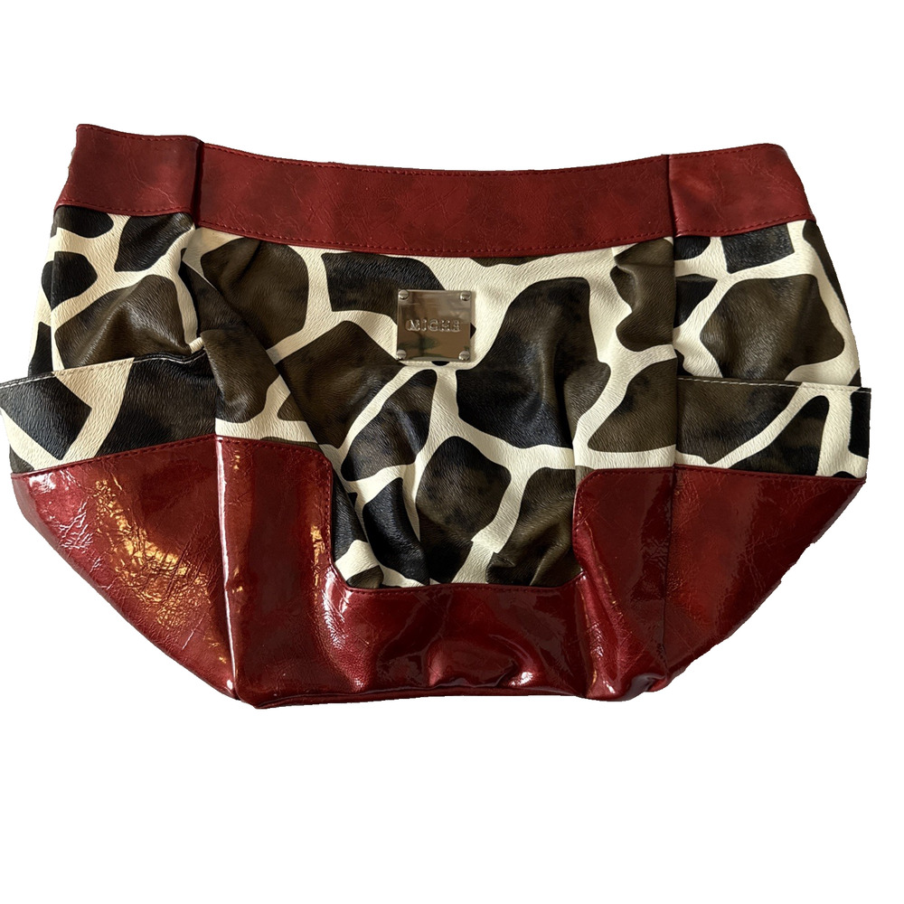 Miche Demi Joella Cowprint Red Purse Magnetic Cover Western Rodeo